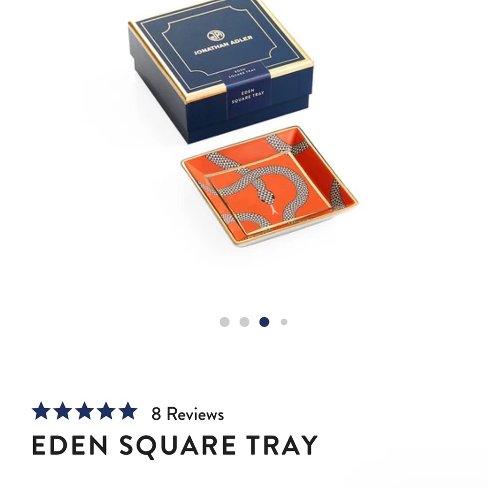 Eden square tray / Jonathan Adler